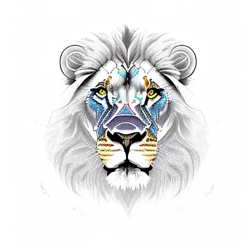 Calm And Powerfull Lion