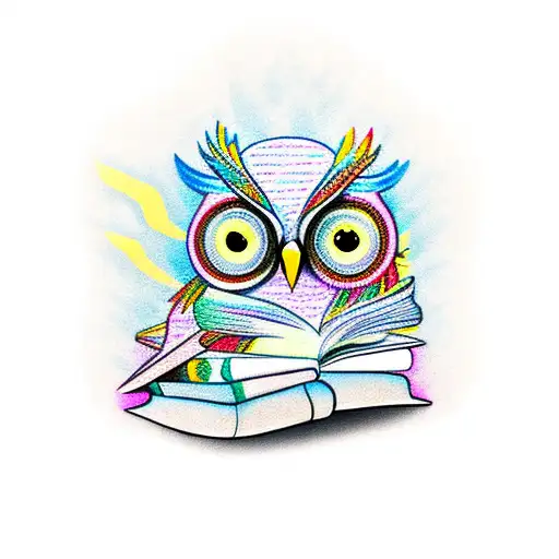 Owl With A Book
