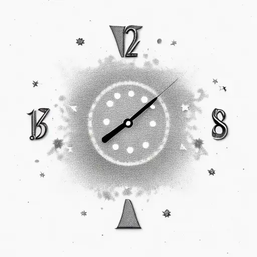 Scroll For Names With Stars And Clocks