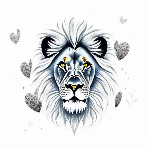 Lion With Heart