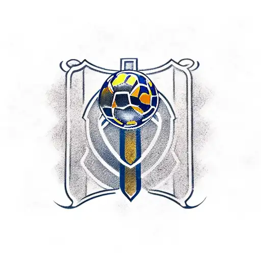 1908 With A Soccer Theme In Viking Style