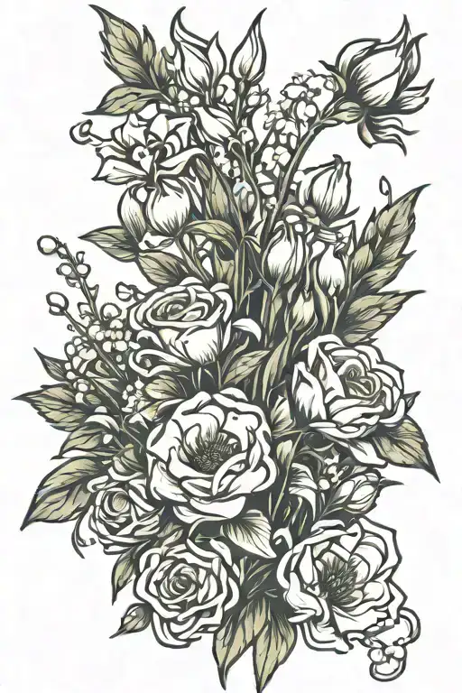 Birth Flower Bouquet