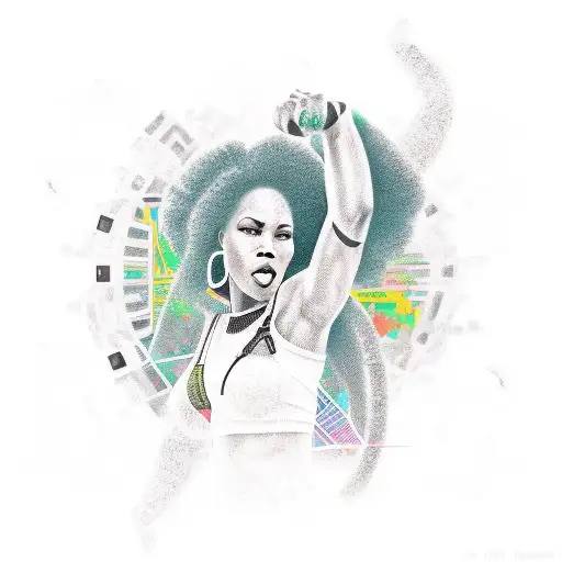 Black Woman Warrior In My Dna