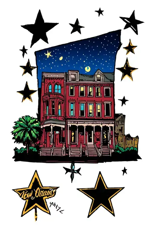 New Orleans As The Starry Night Sky