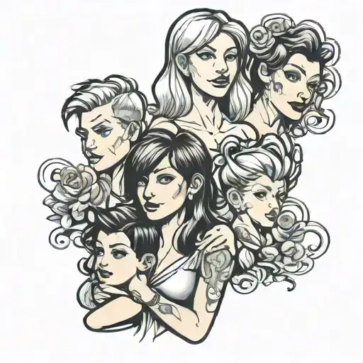 Mom And 2 Sons And A Daughter