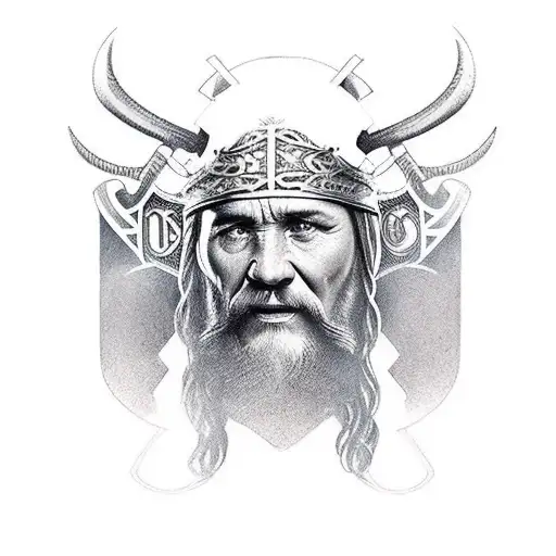 Year 1908 With A Soccer Theme In Viking Style