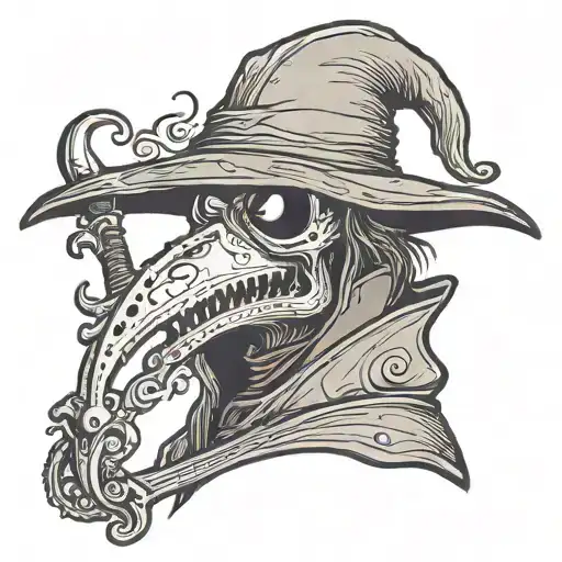 Dark Plague Doctor Scyth