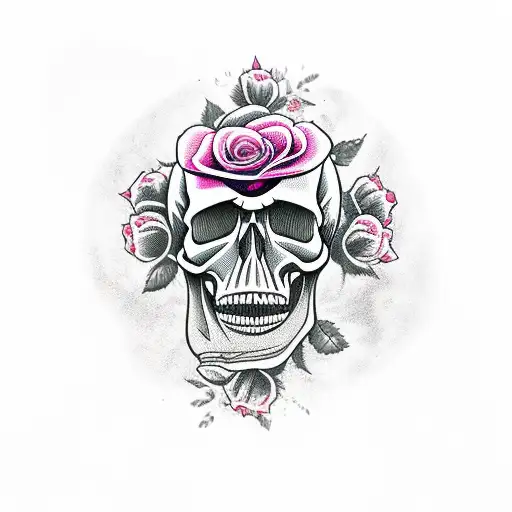 Skull With Rose Future Simple