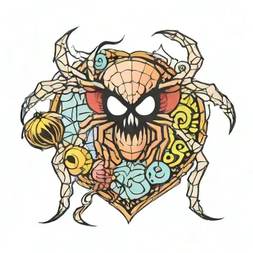 Spider Heart Brain Family Nerd