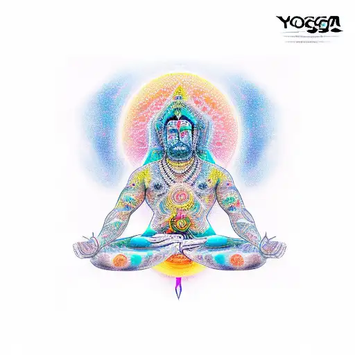 Yogin Sits Under The Tree Of Life