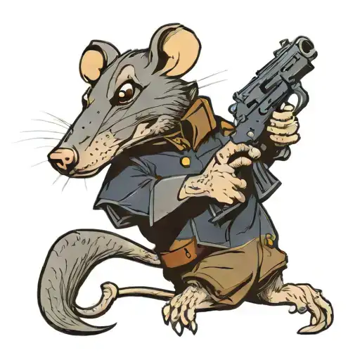 Rat With A Pistol