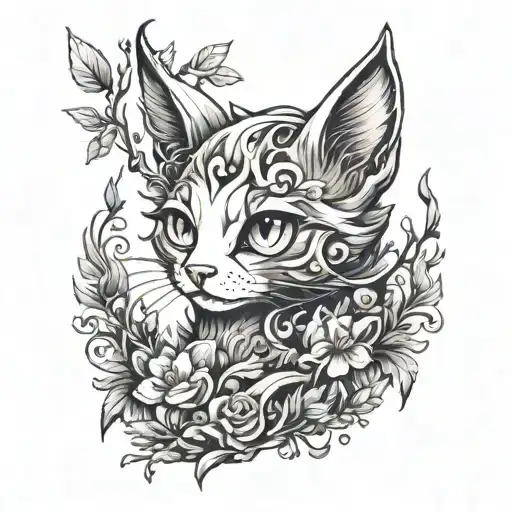 Fairy Cat In The Forest