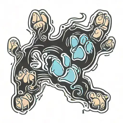 Dog Paw Print
