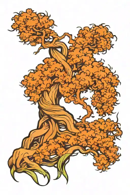 Whimsical Willow Tree In The Wind