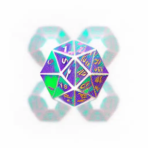 Spotted Hyena 20 Sided Dice