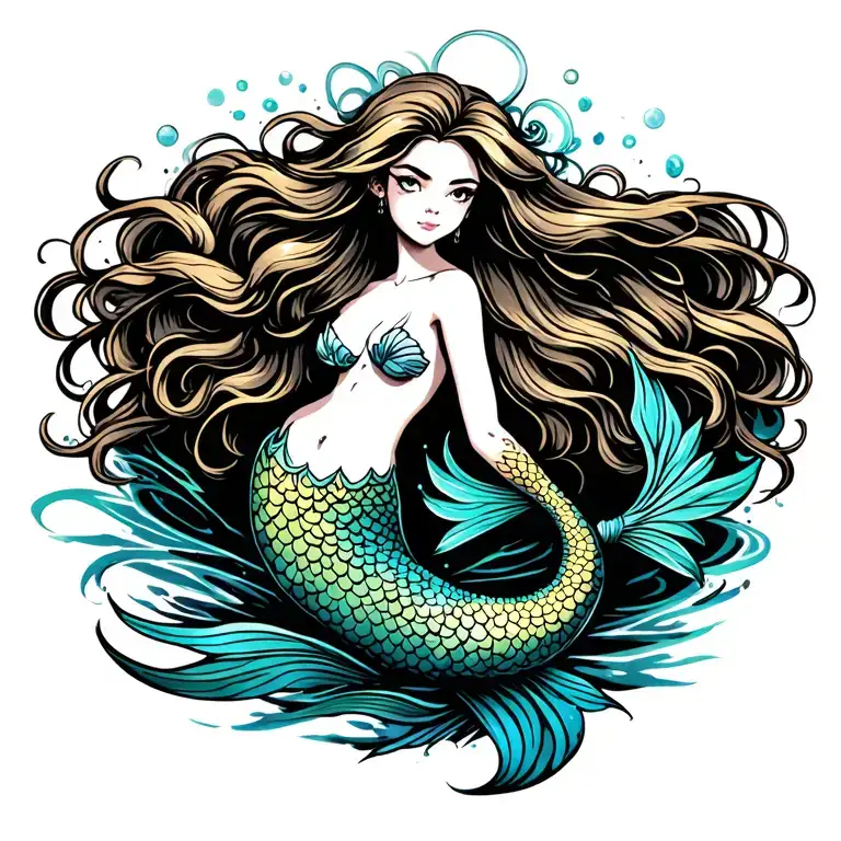 Mermaid Cartoon