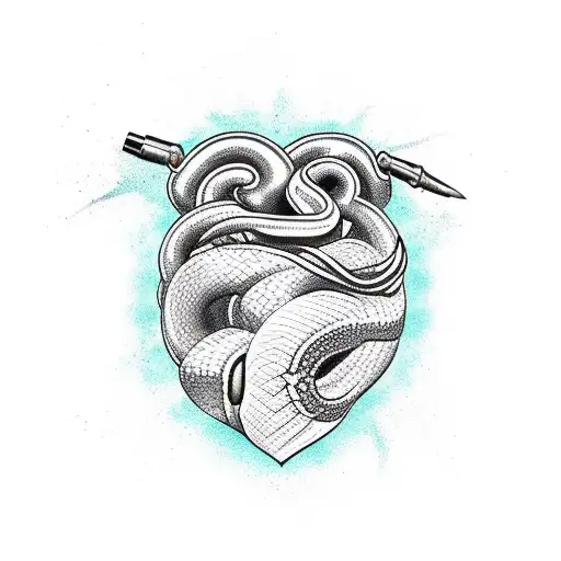 Snake Spikes Heart