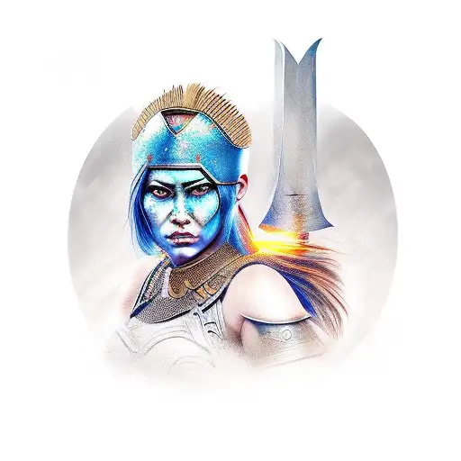 Female Warrior Potrait
