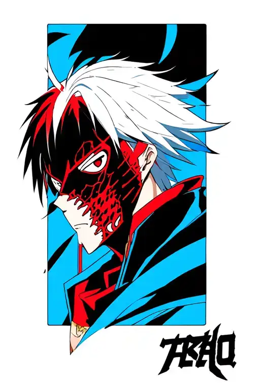 Anime Bleach Ichigo Kurosaki In Hollow Mask