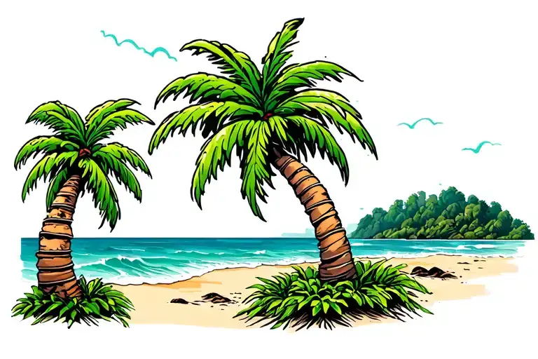 Palm Tree Beach