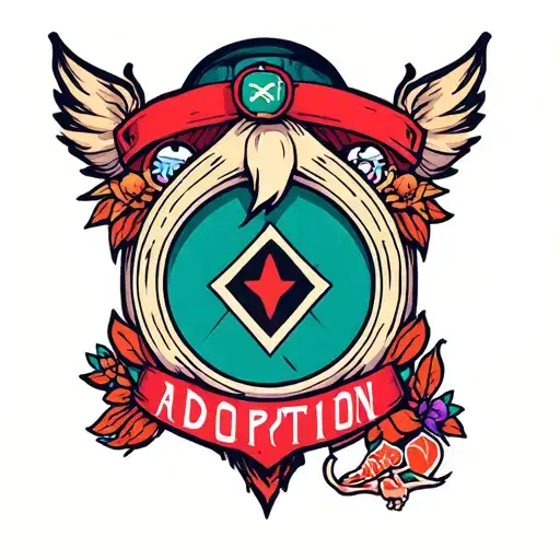 Avery In New School Design With An Adoption Symbol