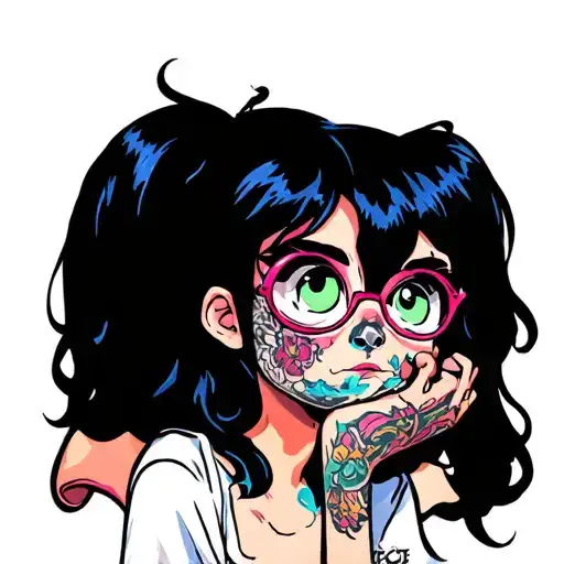 Cartoon Character Surrounded