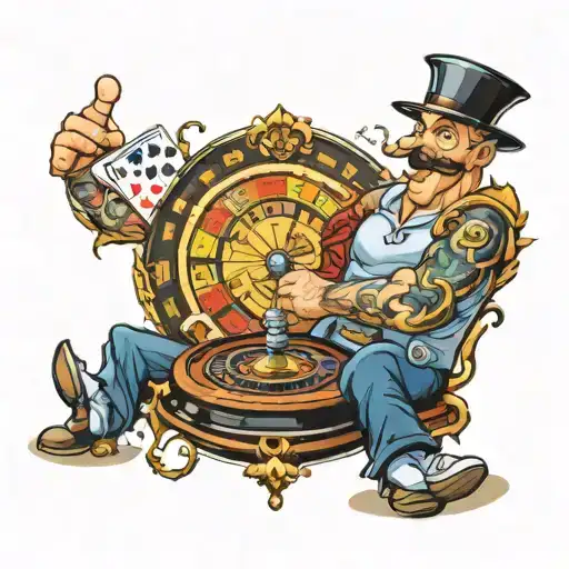Casino Arm Theame And Gambling And Arm Sleave And Family And Dream Big Be Unrealistic