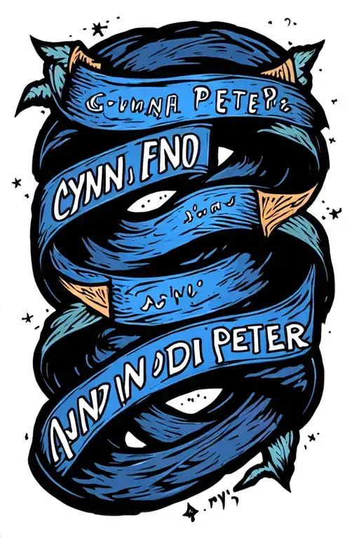 Stacked Names Cynn Andi Peter In A Circle To Be Somehow Written