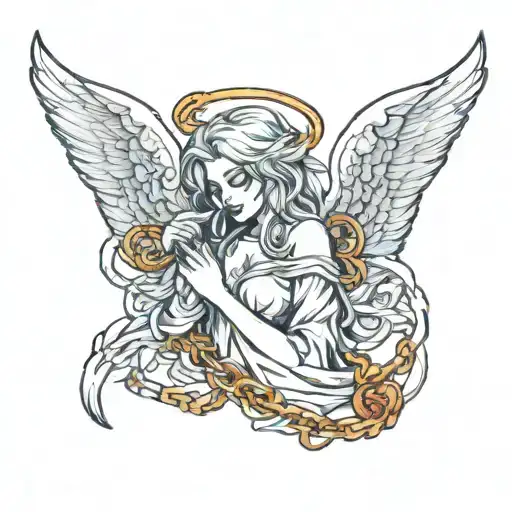 Back Chain Angel Blood