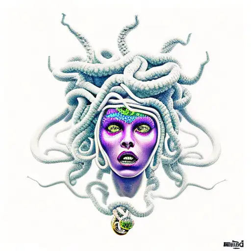 Mitad Mujer Mitad Medusa