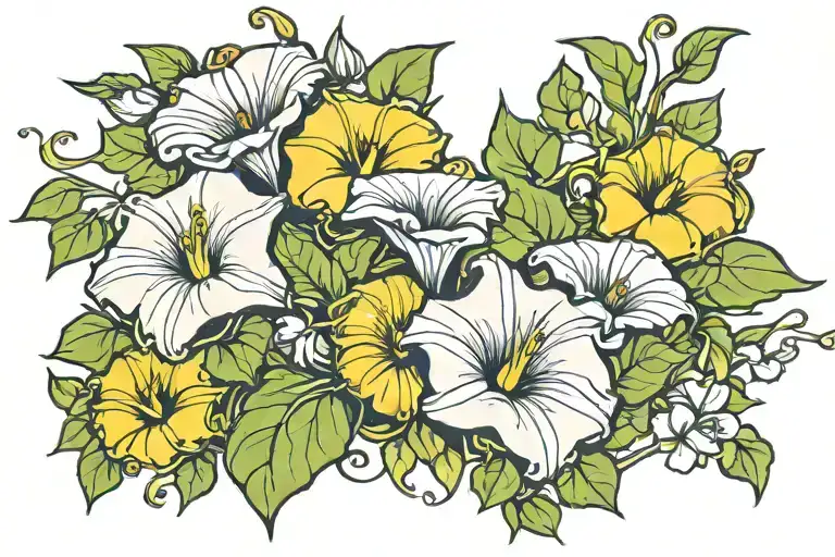 Line Of Morning Glory