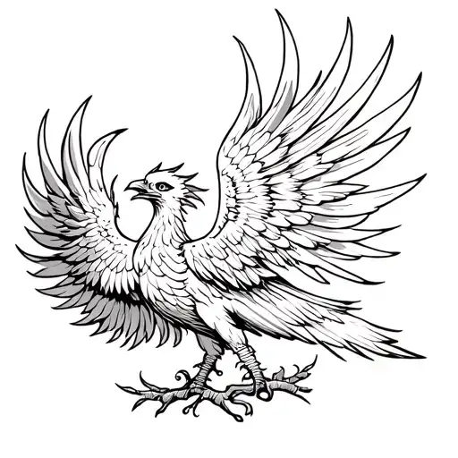 Phoenix Rising From The Ashes