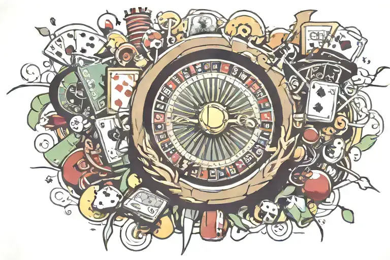 Casino Setting Surrounded