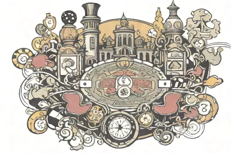 Casino Setting Surrounded