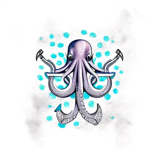 An Octopus With An Anchor