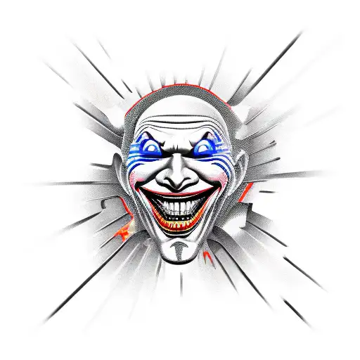 A Mechanical Joker Holding A Wrench