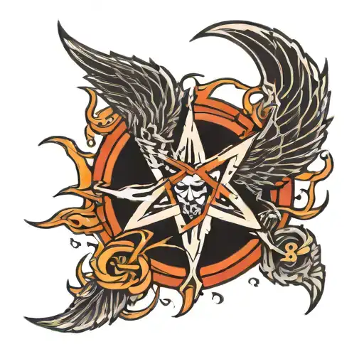 Lucifer Symbol Money Power Fame Unity Strength At Same