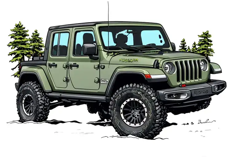Jeep Rubicon Fishing For Salmon And Steelhead