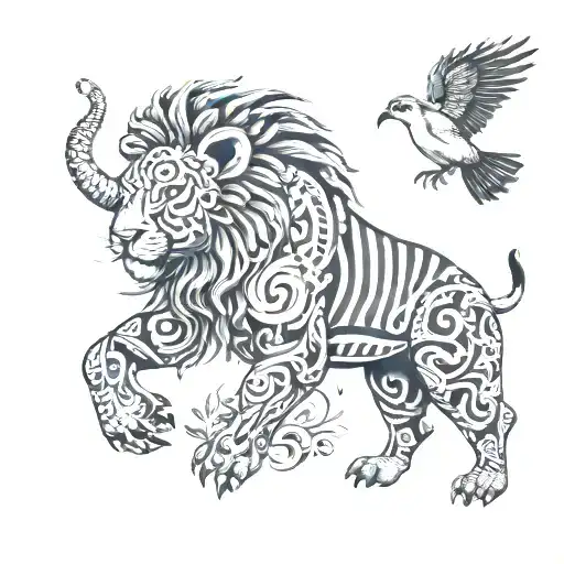 Greek And African Wildlife