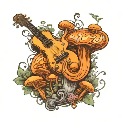 Guitar Forest Mushroom