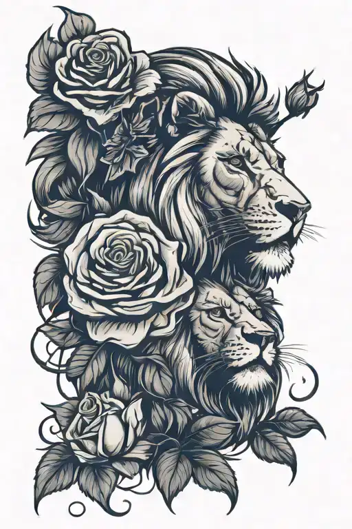 Rose And Lion