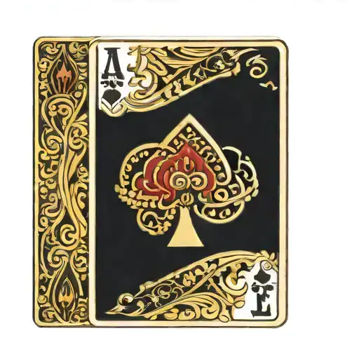 Playing Cards Double Ace Playing Card