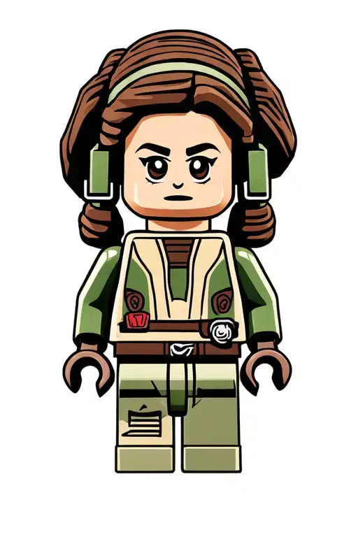 Lego Princess Leia Endor