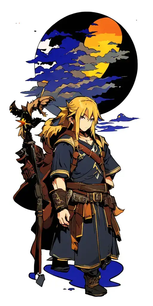 Final Fantasy Characters And Scenery