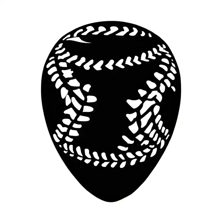 Baseball Family Love Symbol