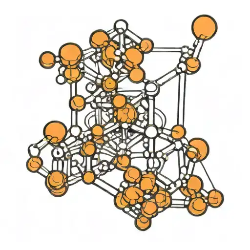 Chemical Structure Of Caffeine Molecule Intertwined Nordic