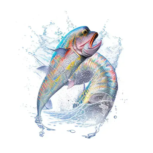 Waik Tail Going Through The Water