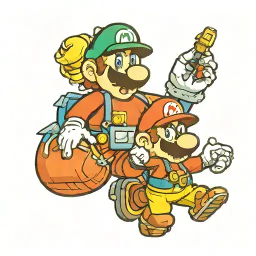 Mutant Nija And Super Mario Are Friends