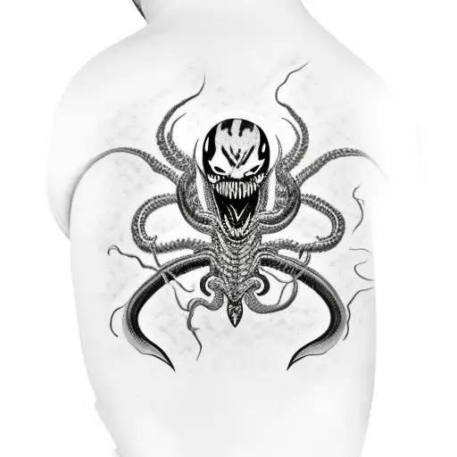 Venom Taking Over Forearm