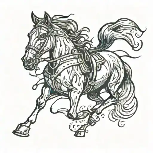 Horse Galloping